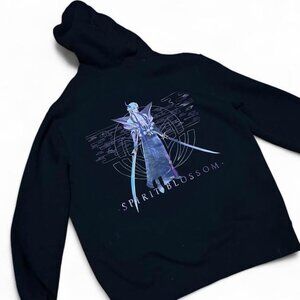 H&M League of Legends Mens L Black SPIRIT BLOSSOM Graphic Hoodie